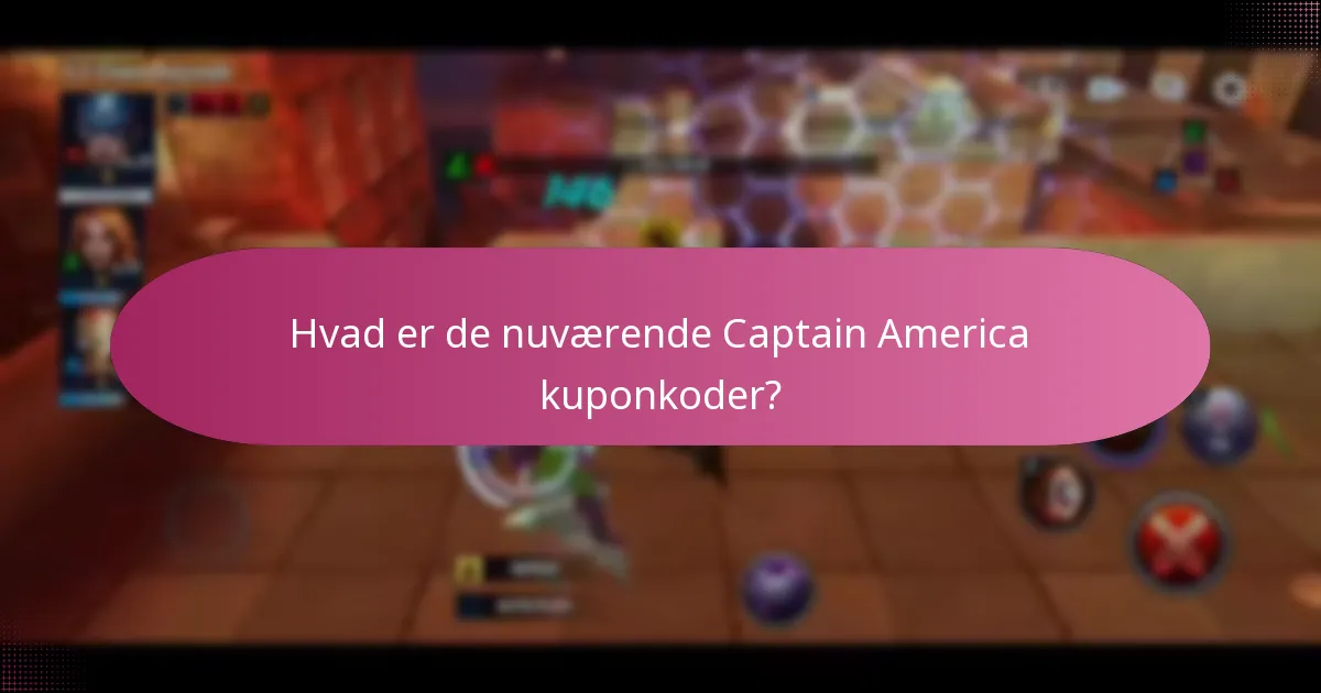 Hvilke særlige begivenheder er relateret til Captain America kuponkoder?