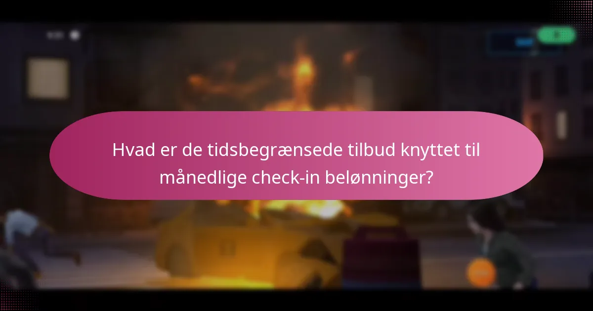 Hvilke unikke genstande er tilgængelige gennem månedlige check-in belønninger?