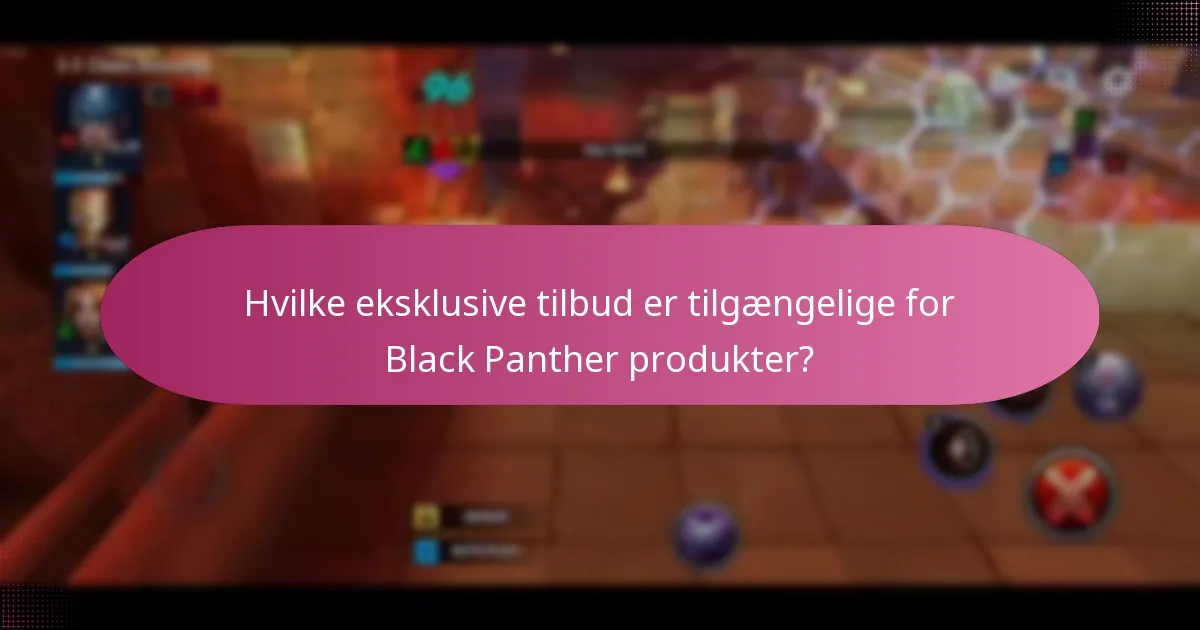 Hvilke begivenhedsgenstande er forbundet med Black Panther?