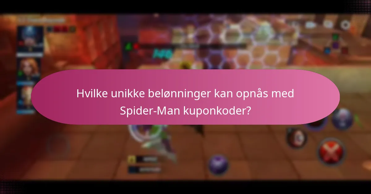 Hvordan forbedrer Spider-Man kuponkoder karakteropgraderinger?