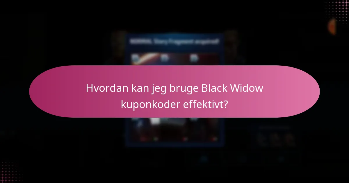 Hvilke karakterboosts er tilgængelige for Black Widow?